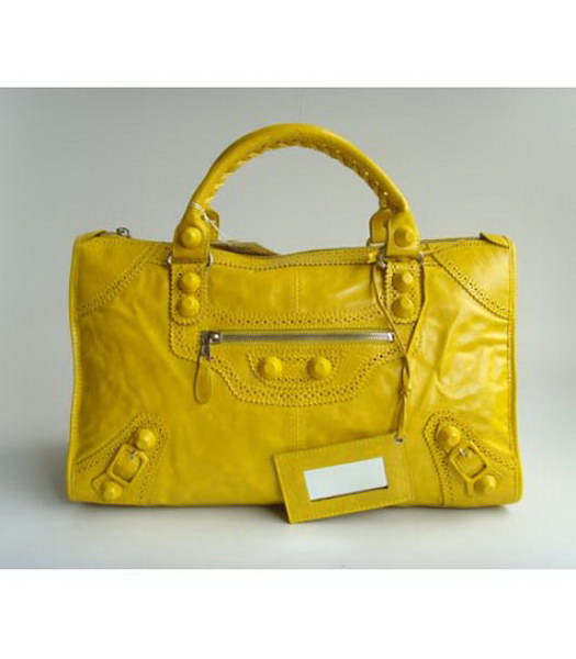 Balenciaga Giant Covered Work_Yellow Pelle